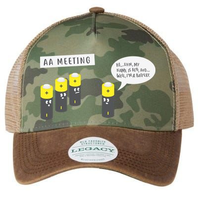 AA Meeting Funny Alcohol Drinking Legacy Tie Dye Trucker Hat