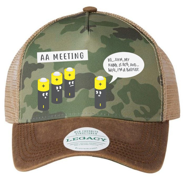 AA Meeting Funny Alcohol Drinking Legacy Tie Dye Trucker Hat