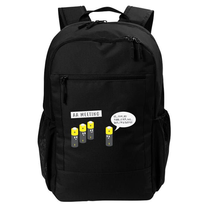 AA Meeting Funny Alcohol Drinking Backpack