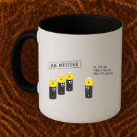 AA Meeting Funny Alcohol Drinking Mug