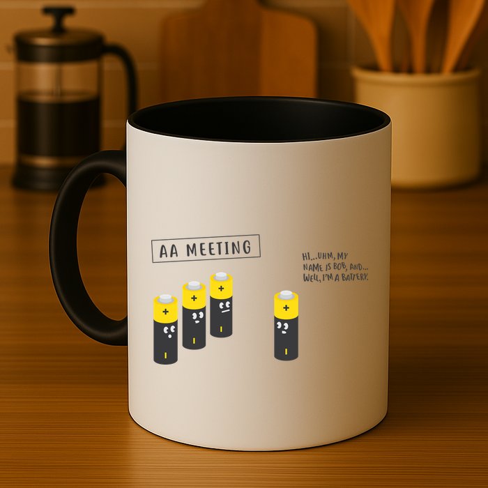 AA Meeting Funny Alcohol Drinking Mug