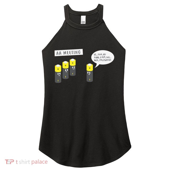 AA Meeting Funny Alcohol Drinking Women's Perfect Tri Rocker Tank
