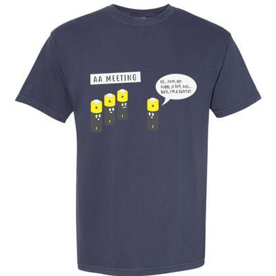 AA Meeting Funny Alcohol Drinking Garment-Dyed Heavyweight T-Shirt