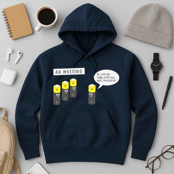AA Meeting Funny Alcohol Drinking Hoodie