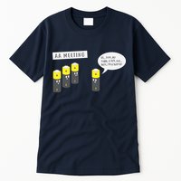AA Meeting Funny Alcohol Drinking Tall T-Shirt
