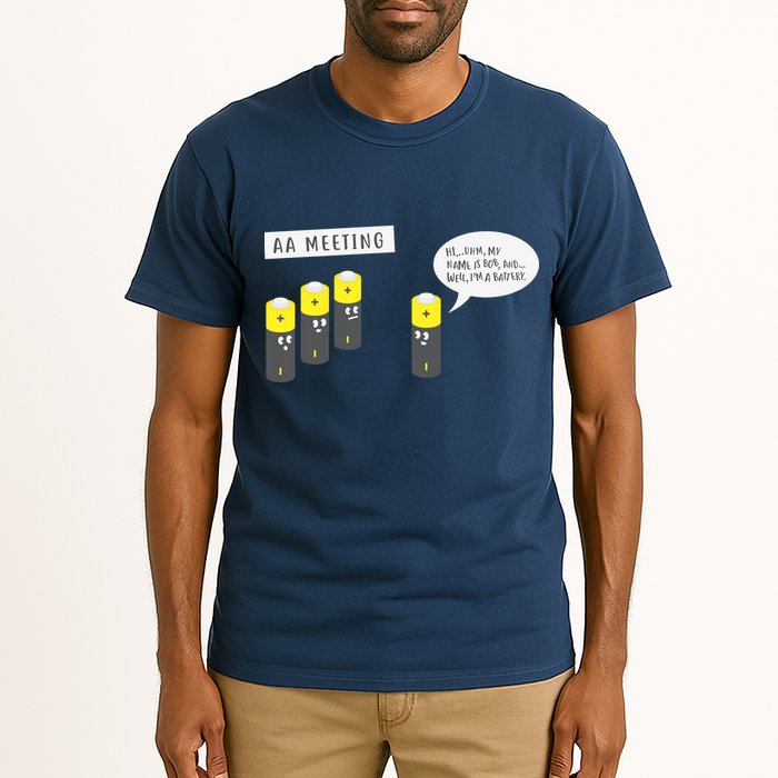 AA Meeting Funny Alcohol Drinking Tall T-Shirt
