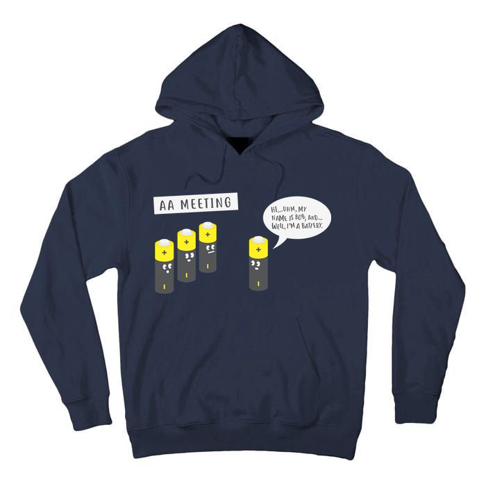 AA Meeting Funny Alcohol Drinking Tall Hoodie