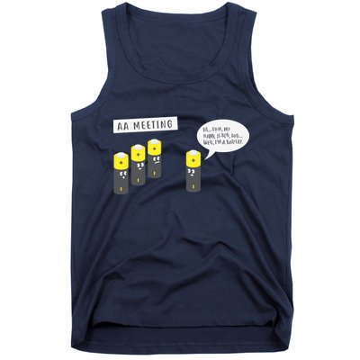 AA Meeting Funny Alcohol Drinking Tank Top