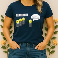 AA Meeting Funny Alcohol Drinking Womens T-Shirt