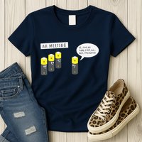 AA Meeting Funny Alcohol Drinking Womens T-Shirt