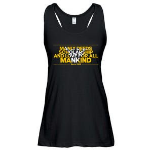 Alpha African 1906 Manly Deeds Scholarship Love Mankind Ladies Essential Flowy Tank