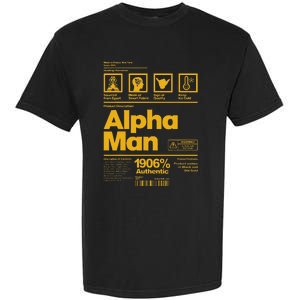 Alpha African 1906 Fraternity Information Description Garment-Dyed Heavyweight T-Shirt