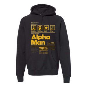 Alpha African 1906 Fraternity Information Description Premium Hoodie