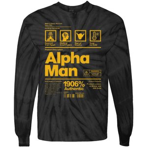 Alpha African 1906 Fraternity Information Description Tie-Dye Long Sleeve Shirt