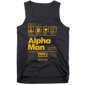 Alpha African 1906 Fraternity Information Description Tank Top