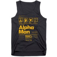 Alpha African 1906 Fraternity Information Description Tank Top