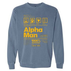 Alpha African 1906 Fraternity Information Description Garment-Dyed Sweatshirt