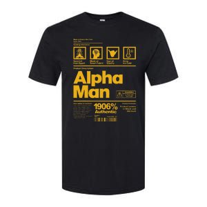 Alpha African 1906 Fraternity Information Description Softstyle CVC T-Shirt