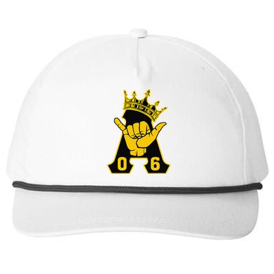 Alpha African 1906 Fraternity Hand Sign Crown Snapback Five-Panel Rope Hat