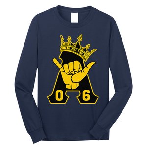 Alpha African 1906 Fraternity Hand Sign Crown Long Sleeve Shirt