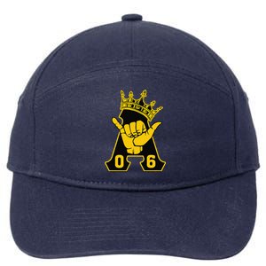 Alpha African 1906 Fraternity Hand Sign Crown 7-Panel Snapback Hat