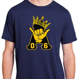 Alpha African 1906 Fraternity Hand Sign Crown Adult ChromaSoft Performance T-Shirt