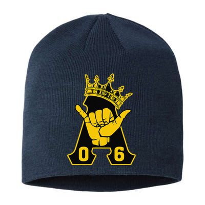 Alpha African 1906 Fraternity Hand Sign Crown Sustainable Beanie