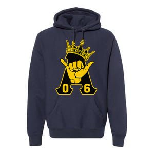 Alpha African 1906 Fraternity Hand Sign Crown Premium Hoodie