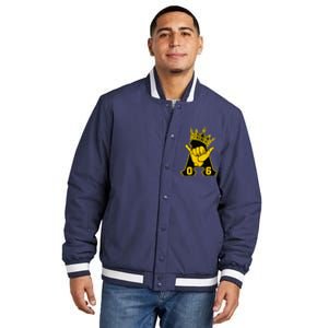 Alpha African 1906 Fraternity Hand Sign Crown Insulated Varsity Jacket