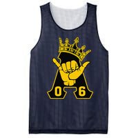 Alpha African 1906 Fraternity Hand Sign Crown Mesh Reversible Basketball Jersey Tank