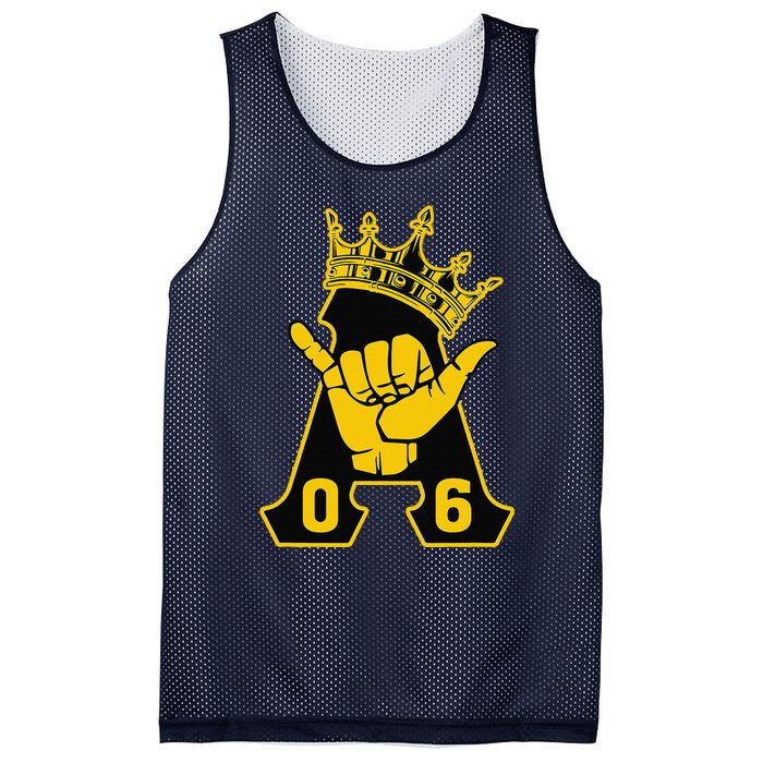 Alpha African 1906 Fraternity Hand Sign Crown Mesh Reversible Basketball Jersey Tank