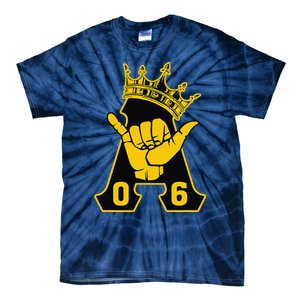 Alpha African 1906 Fraternity Hand Sign Crown Tie-Dye T-Shirt