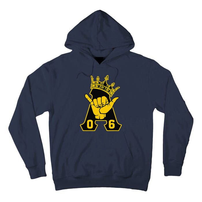 Alpha African 1906 Fraternity Hand Sign Crown Tall Hoodie