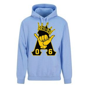 Alpha African 1906 Fraternity Hand Sign Crown Unisex Surf Hoodie