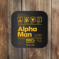 Alpha African 1906 Fraternity Information Description Coaster