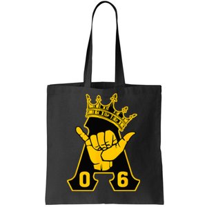 Alpha African 1906 Fraternity Hand Sign Crown Tote Bag