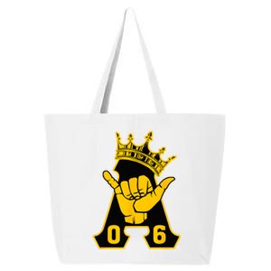 Alpha African 1906 Fraternity Hand Sign Crown 25L Jumbo Tote