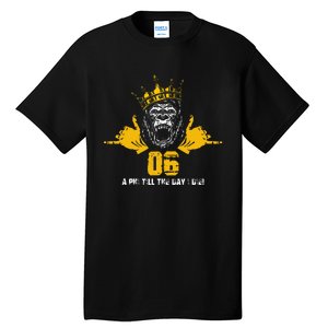 Alpha African 1906 Fraternity Hand Sign Ape Crown Tall T-Shirt