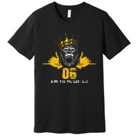 Alpha African 1906 Fraternity Hand Sign Ape Crown Premium T-Shirt