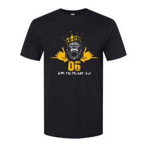 Alpha African 1906 Fraternity Hand Sign Ape Crown Softstyle CVC T-Shirt