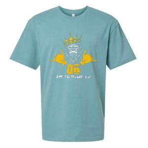 Alpha African 1906 Fraternity Hand Sign Ape Crown Sueded Cloud Jersey T-Shirt