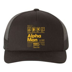 Alpha African 1906 Fraternity Information Description Yupoong Adult 5-Panel Trucker Hat