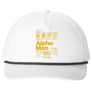 Alpha African 1906 Fraternity Information Description Snapback Five-Panel Rope Hat