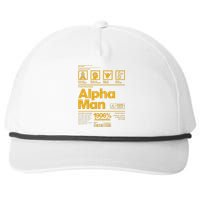 Alpha African 1906 Fraternity Information Description Snapback Five-Panel Rope Hat