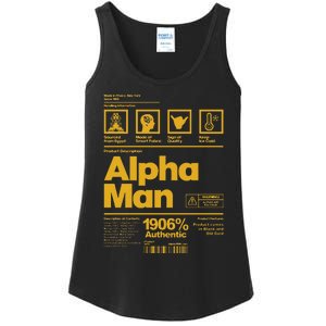 Alpha African 1906 Fraternity Information Description Ladies Essential Tank