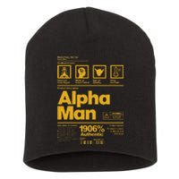 Alpha African 1906 Fraternity Information Description Short Acrylic Beanie