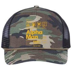 Alpha African 1906 Fraternity Information Description Retro Rope Trucker Hat Cap