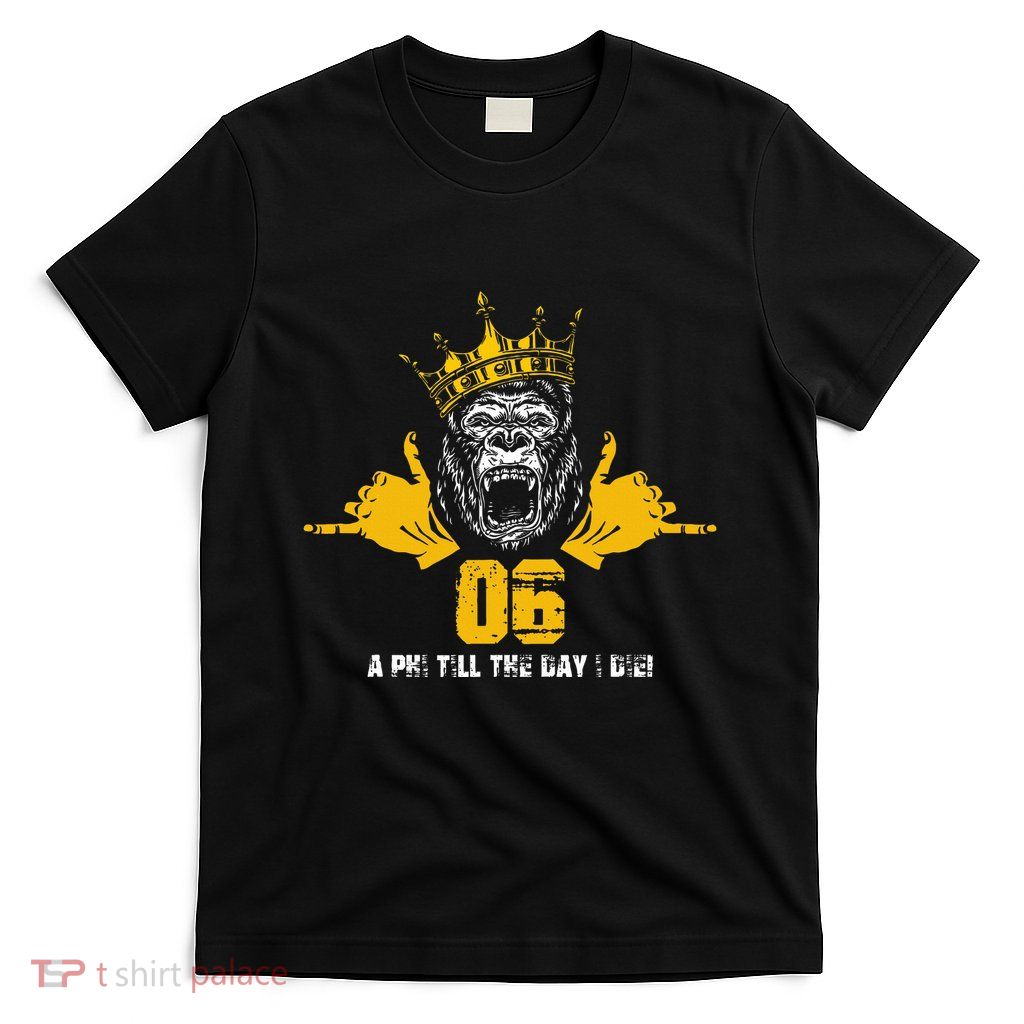 Alpha African 1906 Fraternity Hand Sign Ape Crown T-Shirt