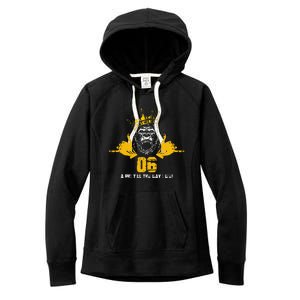 Alpha African 1906 Fraternity Hand Sign Ape Crown Women's Fleece Hoodie