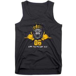 Alpha African 1906 Fraternity Hand Sign Ape Crown Tank Top